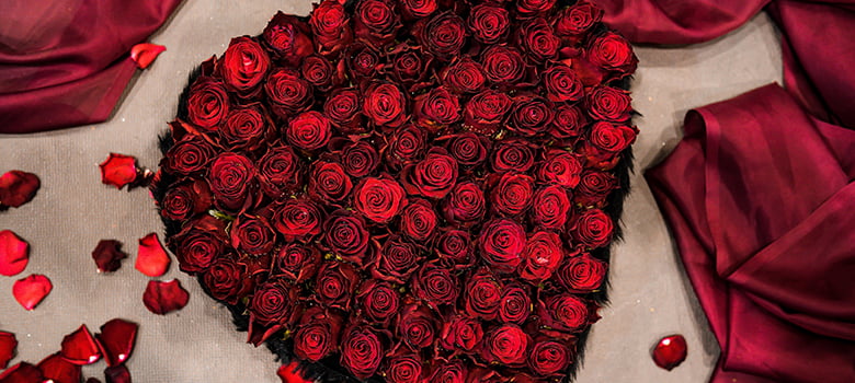 букет 14 февраля