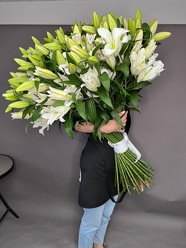 Букет из 59 лилий XL