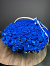 Букет из 201 Синей Розы в Корзине фото 4